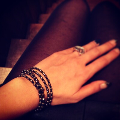 尖晶石骷髅朋克风现货时尚饰品