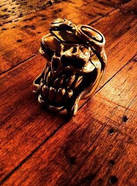 纯银欧美朋克风戒指流行首饰现货