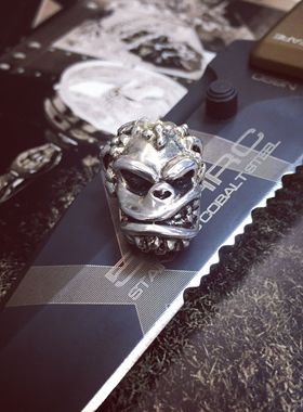 美国朋克风925纯银吊坠现货