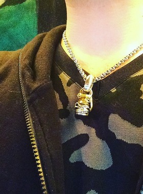 施特林美国骷髅吊坠现货