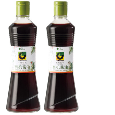 禾然有机酱油500ML*2瓶酿造