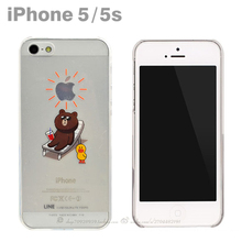 Япония импортированная милая линия японская светлая ванна iPhone5/5S Корпус мобильного телефона/корпус мобильного телефона/защитная оболочка прозрачна