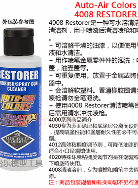 Createx Reducers 4008 Restorer 水溶性 喷枪喷笔清洁液