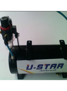 U-STAR AIRtank 优速达6升气缸 罐 双水滤水隔带胶垫配件脚垫自选
