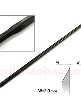 MODELER'S 雕塑 塑型用雕刻刀 T028F2 鋒華 椿 平刃 2.0mm