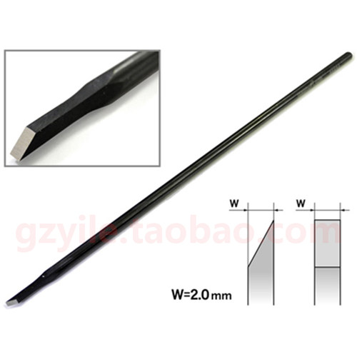 MODELER'S 雕塑 塑型用雕刻刀 T028F2 鋒華 椿 平刃 2.0mm