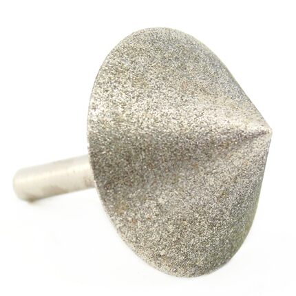90/60/120/150度玻璃瓷砖铣孔器电镀倒角器金刚石磨头伞形打磨器
