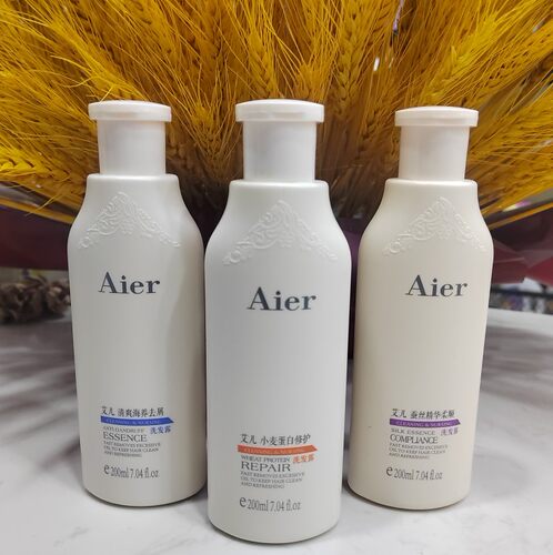艾儿洗发露香味持久去屑止痒控油柔顺学生用小麦海养蚕丝200ml