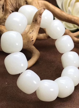 老型珠手串和田玉籽料