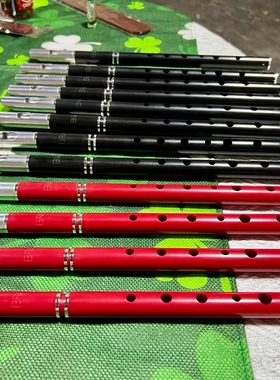 孩老师精选-芬尼根BRO系列猫叔牛叔可调音黑红爱尔兰高音哨笛