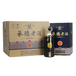 广盛居 承德老酒 臻品12 纯粮食42度 浓香型白酒500ML*4瓶装 整箱