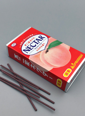 日本进口 カメヤマ 不二家 白桃水蜜桃味线香NECTAR室内燃香 现货