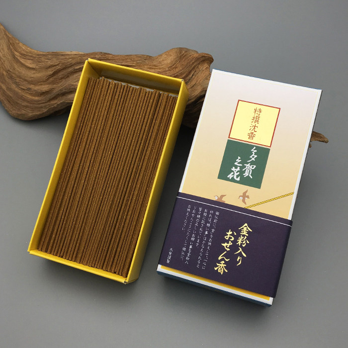 日本进口 大发 特撰沉香 金粉 多贺之花 线香 白檀 桂皮茴香 现货