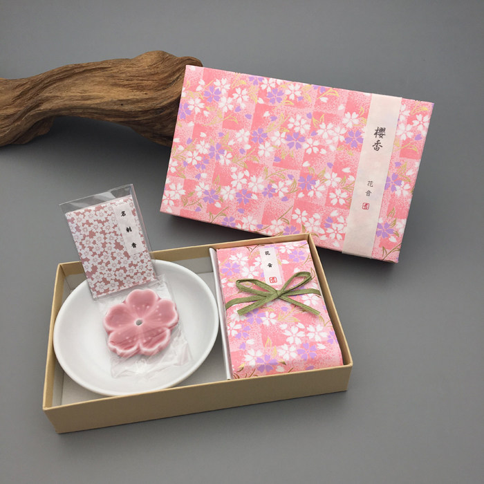 日本樱花熏香花之音礼盒香彩堂