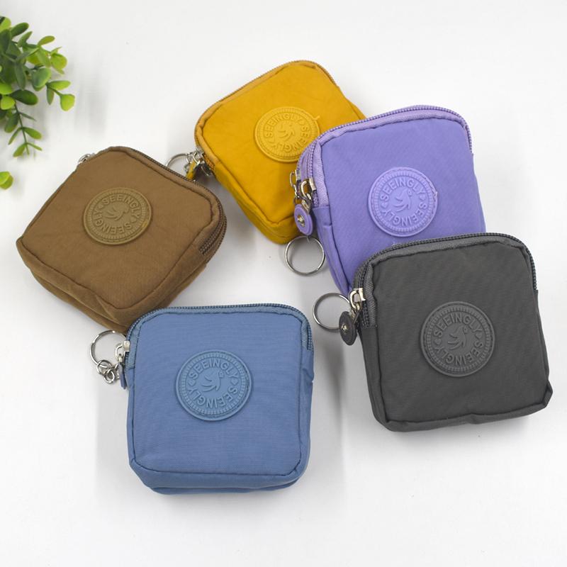 台湾amp三明治随身小包3层钱包