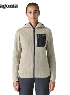 巴塔哥尼亚Patagonia 女士空气绒R1抓绒衣全拉链连帽开衫 40261