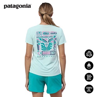 Cool Cap 45250 T恤 patagonia巴塔哥尼亚女士c1速干透气冲浪短袖