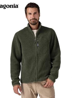 巴塔哥尼亚/patagonia男士舒适保暖弹性立领抓绒衣开衫夹克 22921