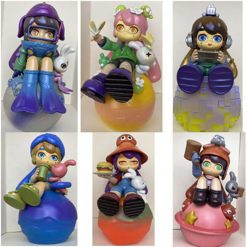 正版NIA星光兔系列盲盒众识妮亚潮玩大体娃娃手办玩具可爱礼物