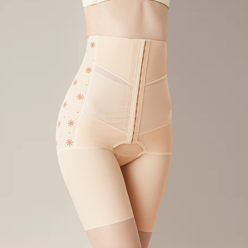 高腰收腹内裤女产后束腰收肚子强力提臀翘臀裤夏簿款无痕塑身裤