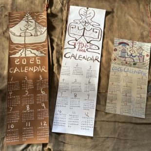 古物百货Yesterdays News原创设计2026年《河流》系列挂历年历