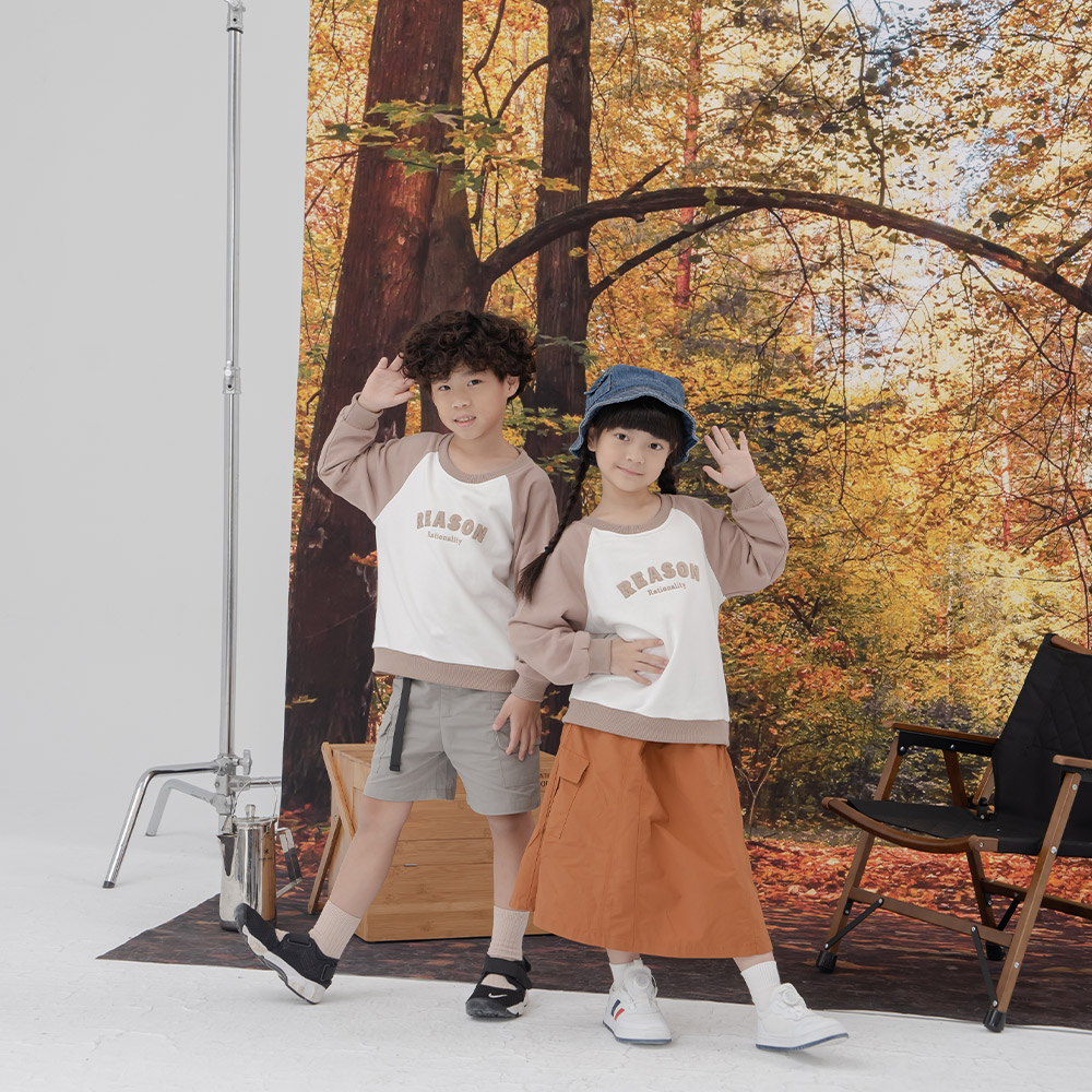 REASON绣字上衣亲子系列