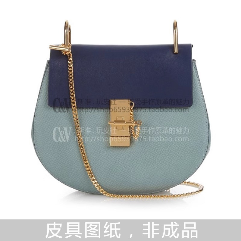 【B-036】CV玩皮 DIY皮革工艺 小猪包mini小号图纸激光裁切已裁好