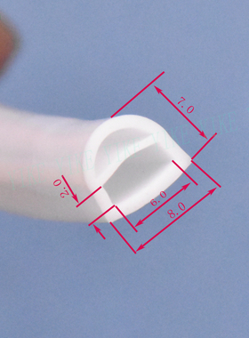 led灯带套管12V硅胶乳白导光条led5V汽车灯带套管防水护套5mm