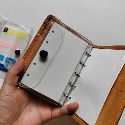 可拆卸六孔活页按扣袋M5A7收纳