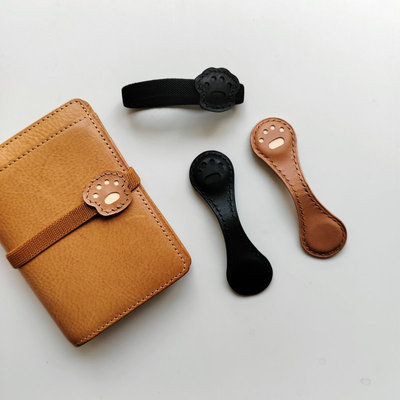 A8M5手账横向绑带磁吸真皮配件