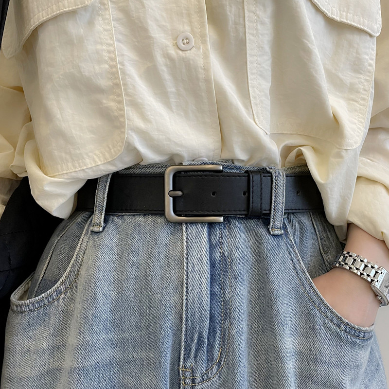 简约百搭款皮带宽软皮学生韩版腰带女士BF风中性装饰工装裤带装饰,服饰配件/皮带/帽子/围巾,腰带/皮带/腰链,淘宝优惠券,粉丝福利购,淘宝优惠卷