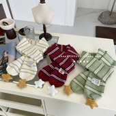 饰彩色条纹围巾可爱小围脖学生柔软亲肤冬季 童趣feel 星星装 保暖