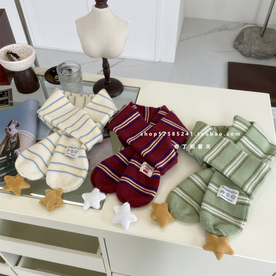 韩版ins秋冬季围巾围脖女士学生