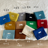 新年红色克莱因蓝纯色围巾毛线显白本命年围脖韩国新款 保暖礼物女