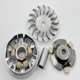 适用摩托车三阳 XS110T-A听你TAKING110前驱动盘皮带盘主动轮总成