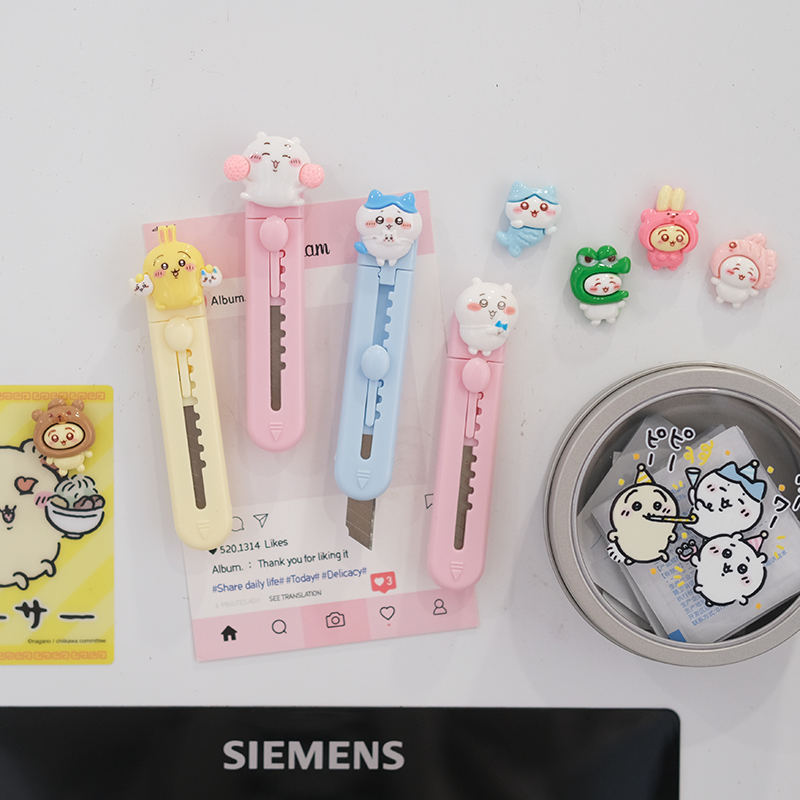 chiikawa系列冰箱贴收纳盒留言板