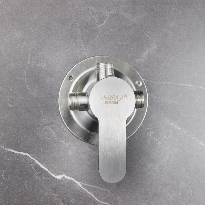 明装淋浴龙头花洒套装304不锈钢混合淋浴升降洗澡冲凉增压淋浴