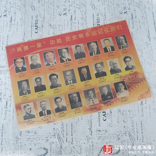 两弹一星功勋海报钱学森钱三强邓稼先朱光亚于敏周光召王希季钱骥
