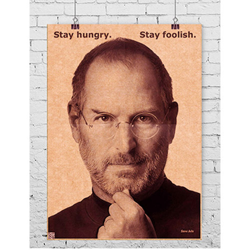 乔布斯海报Steve Jobs poster苹果手机海报苹果电脑海报励志海报
