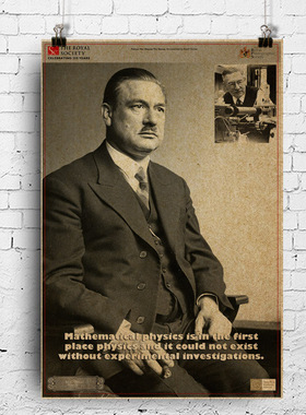 科学家海报彼得·德拜Peter Debye荷兰物理化学家Debije名人装饰