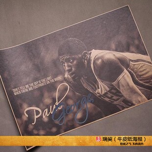 小前锋PaulGeorge海报保罗乔治NBA泡椒步行者队篮球明星球星挂图