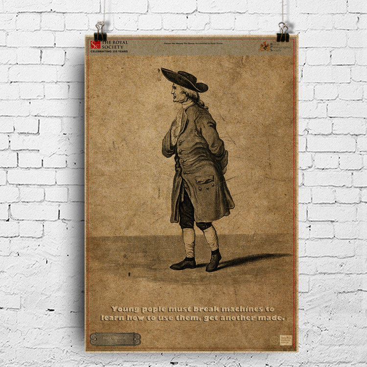 科学家海报亨利·卡文迪什 英国物理学家化学家库伦定律氢气挂图