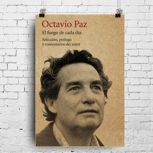 墨西哥诗人 奥克塔维奥 帕斯Octavio Paz太阳石诺贝尔文学奖海报