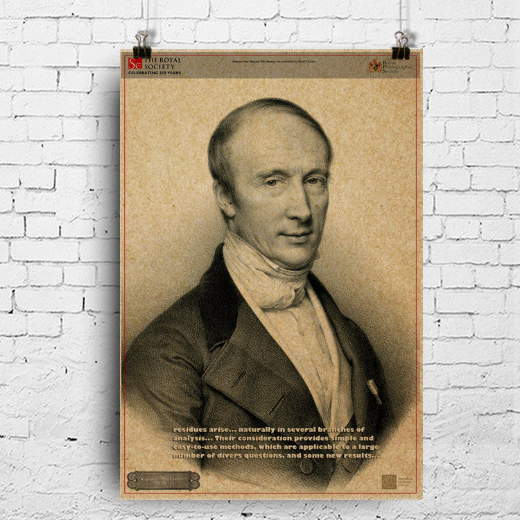 科学家海报 路易·柯西 louis cauchy无穷小分析法国数学家挂画