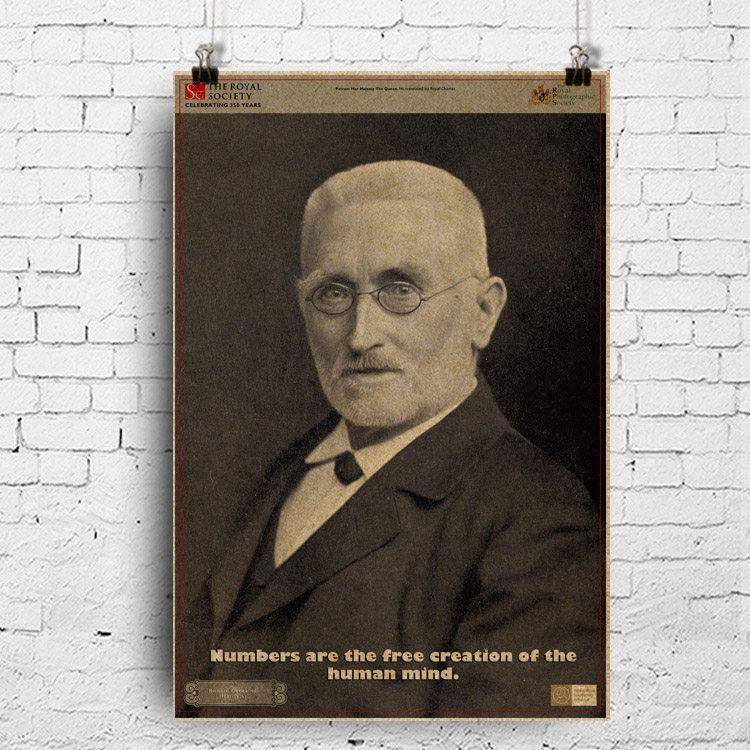 科学家海报 理查德·戴德金 richard dedekind 德国数学家挂画