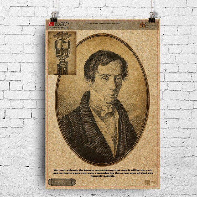 海报 奥古斯丁·菲涅耳 augustin fresnel 波动光学法国物理学家