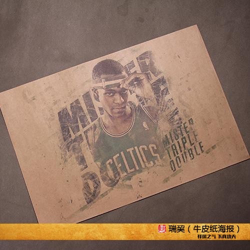 拉简朗多海报隆多RajonRondo凯尔特人队球星宿舍篮球挂图Celtics