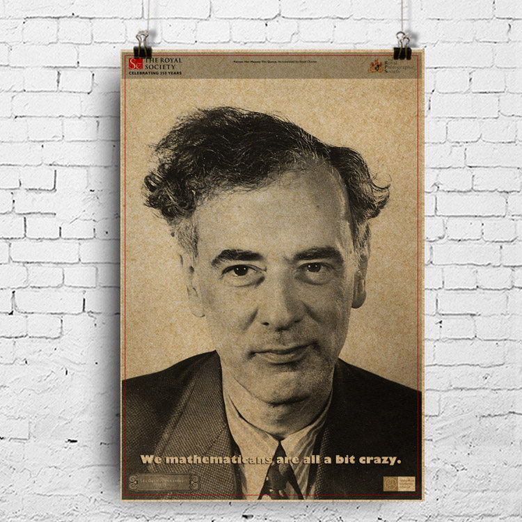 科学家海报 列夫 朗道 前苏联物理学家 凝聚态物理学lev landau