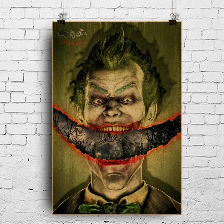 蝙蝠侠joker batman 小丑 希斯莱杰 heath ledger 海报游戏海报