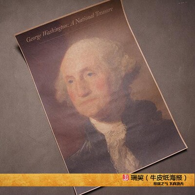 美国国父肖像海报定制